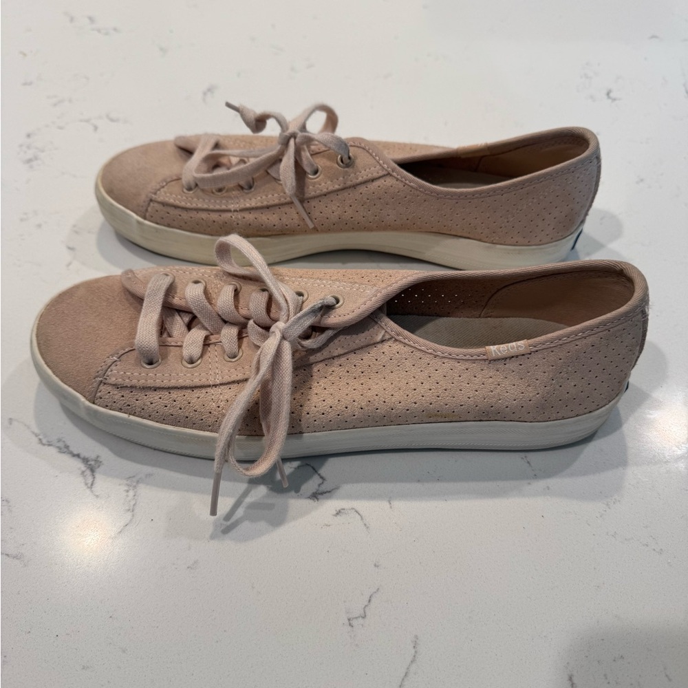 Keds Ortholite Women’s 9.5 Shoes Blush Lace Up Canvas Sneakers